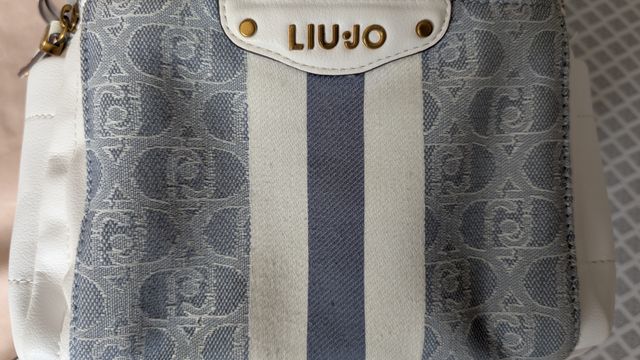 Mochila Liu Jo Azul y Blanca