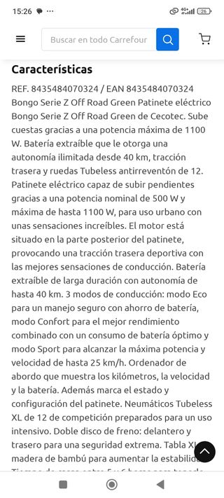 Patinete eléctrico Cecotec