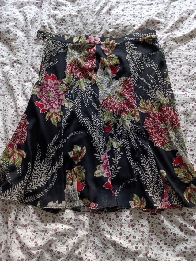 Falda estampada floral