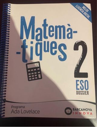 Matemáticas 2 ESO Dossier Barcanova
