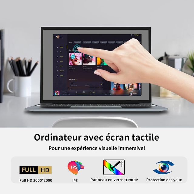 Portátil Táctil 13.5 W11 16GB RAM 256GB SSD