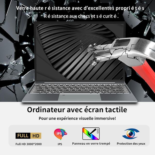 Portátil Táctil 13.5 W11 16GB RAM 256GB SSD