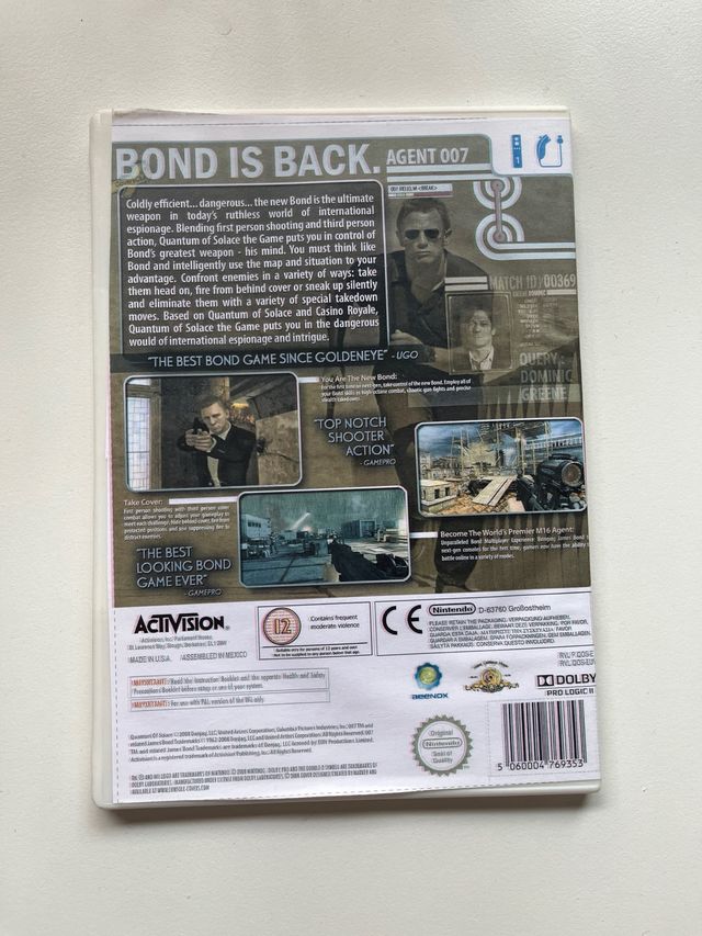 Quantum of Solace Wii Activision