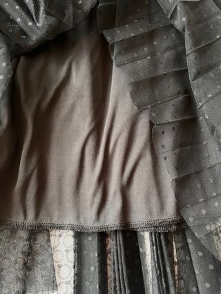Falda midi negra