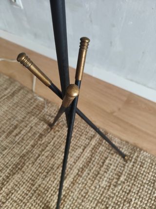 Lámpara vintage de pie Mid-Century francesa