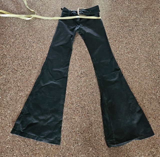 Pantalón campana bakala negro Años 2000