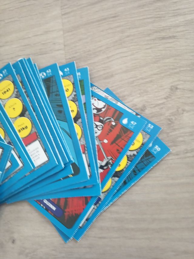 Cartas DC Comics Carrefour 24 cartas