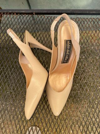 Scarpe slingback Aldo Del Vita eleganti in pelle