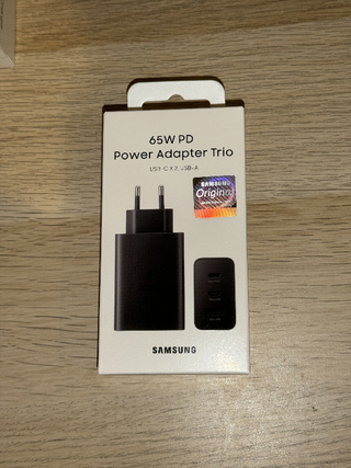 Caricabatterie originale Samsung 65W 3 porte