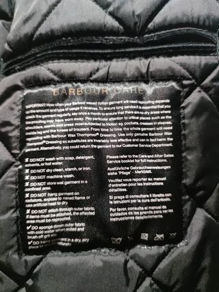 Chaqueta Barbour International negra