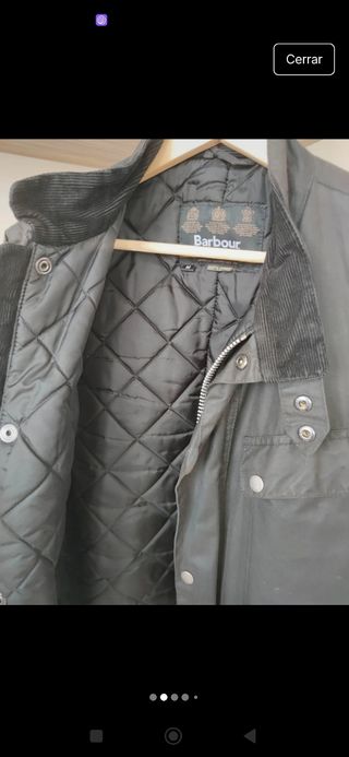Chaqueta Barbour International negra