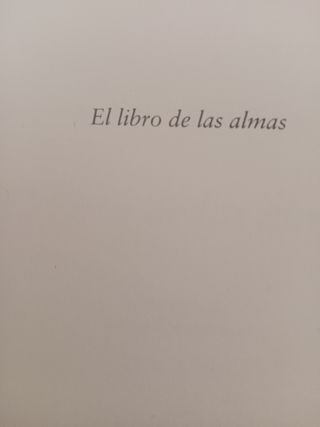 El libro de las almas
