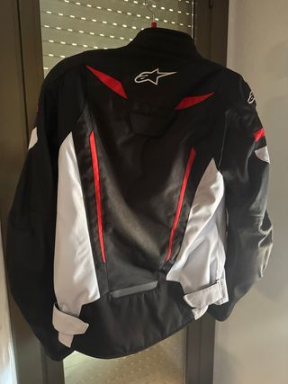 Chaqueta Moto talla S Alpinestars Negra Roja Mujer