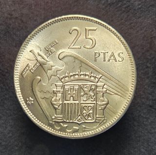 25 Pesetas 1957 *66 Estado Español