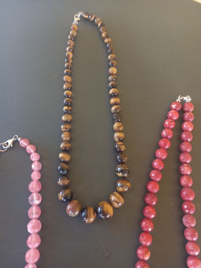 Lotto collane pietre dure