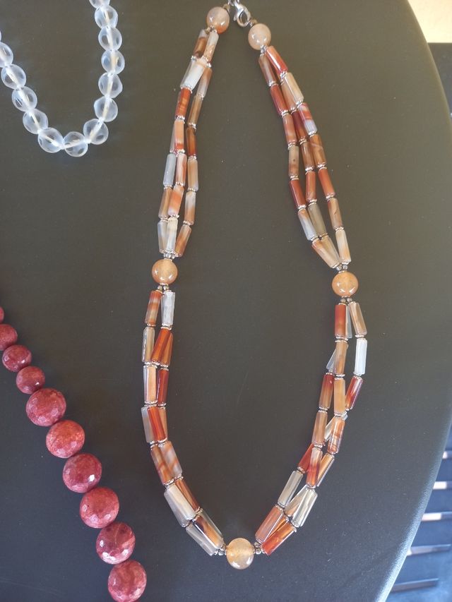 Lotto collane pietre dure