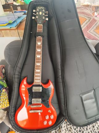 Guitarra Epiphone SG Muse Roja
