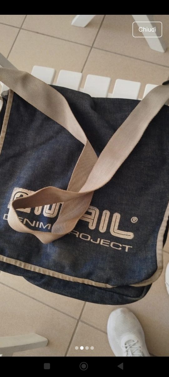 Borsa tracolla MAIL DENIM PROJECT jeans