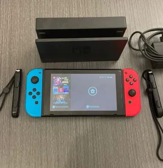 Nintendo Switch Roja y Azul Completa