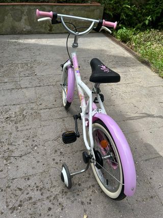 Bicicleta infantil Btwin rosa