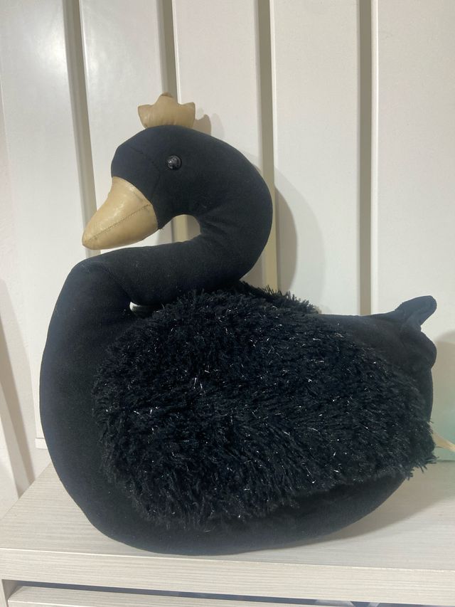 Peluche Cisne Negro con Corona
