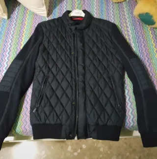 Chaqueta Zara Hombre Azul Marino