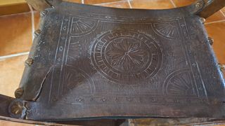 Silla Savonarola Antigua de Colección