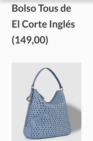 Bolso Tous Azul celeste 