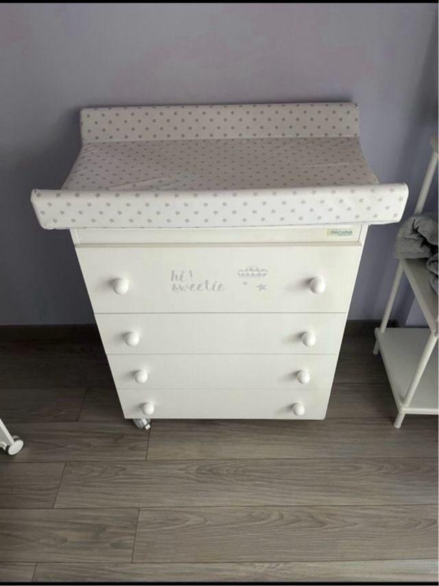 Cuna y bañera/cambiador MiCuna