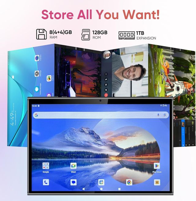 Tableta Android 14 de 10,1 128gb 8gb 6000mAh NUEVA