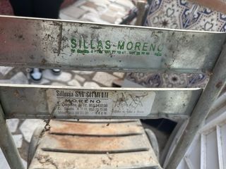 Sillas de hierro apilables