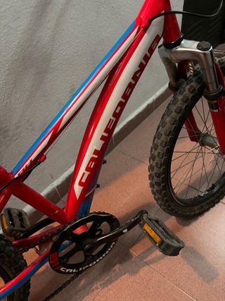 Bicicleta BH California 20 Roja Espectacular