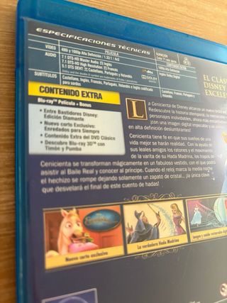 Blu-ray de La Cenicienta edición diamante