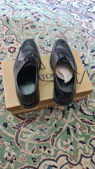 Scarpe eleganti uomo in pelle nera