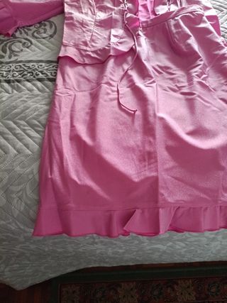 Conjunto fiesta chica rosa chicle