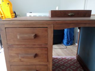 Mesa de despacho madera vintage