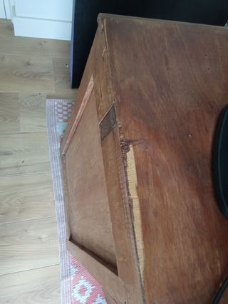 Mesa de despacho madera vintage