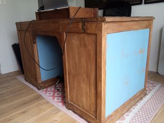 Mesa de despacho madera vintage