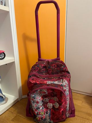 Mochila con carrito infantil