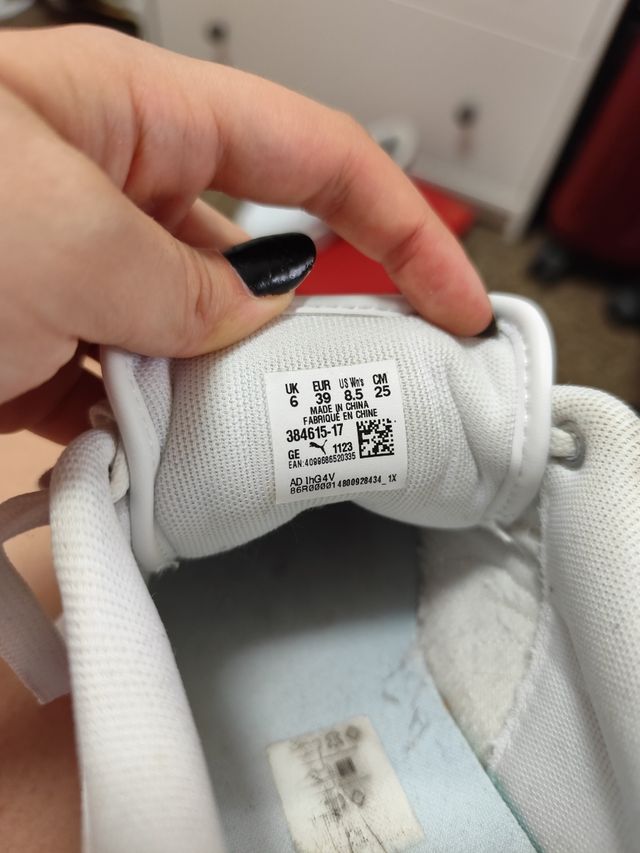 Puma Karmen L Talla 39 Blancas