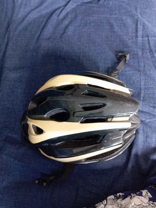 Casco de Bicicleta Negro y Beige