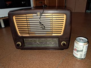 Radio Antigua Philips Marrón