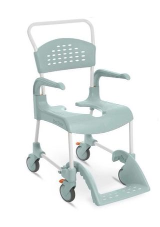 Silla de ducha y WC con ruedas