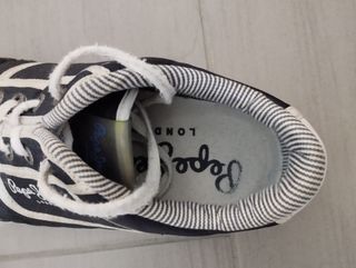 Sapatilhas Pepe Jeans Azuis e Brancas