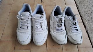 2 paia scarpe Reebok bianche