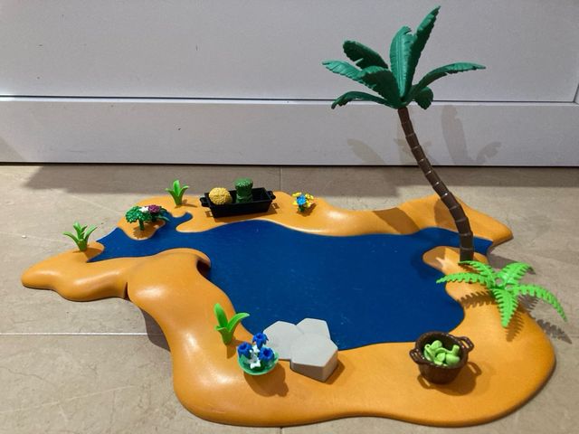 Lote Playmobil Oasis con Palmeras