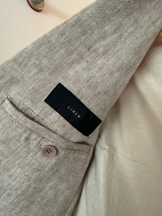 Americana blazer lino Adolfo Domínguez talla 46