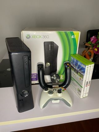 Xbox 360 con rotella da gioco