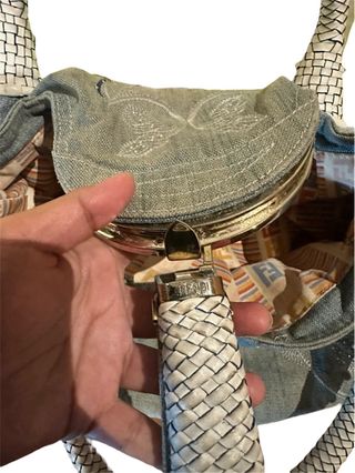 Fendi Spy Bag denim - Vintage rara con difetti 