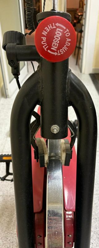Bicicleta Estática Spinning Roja